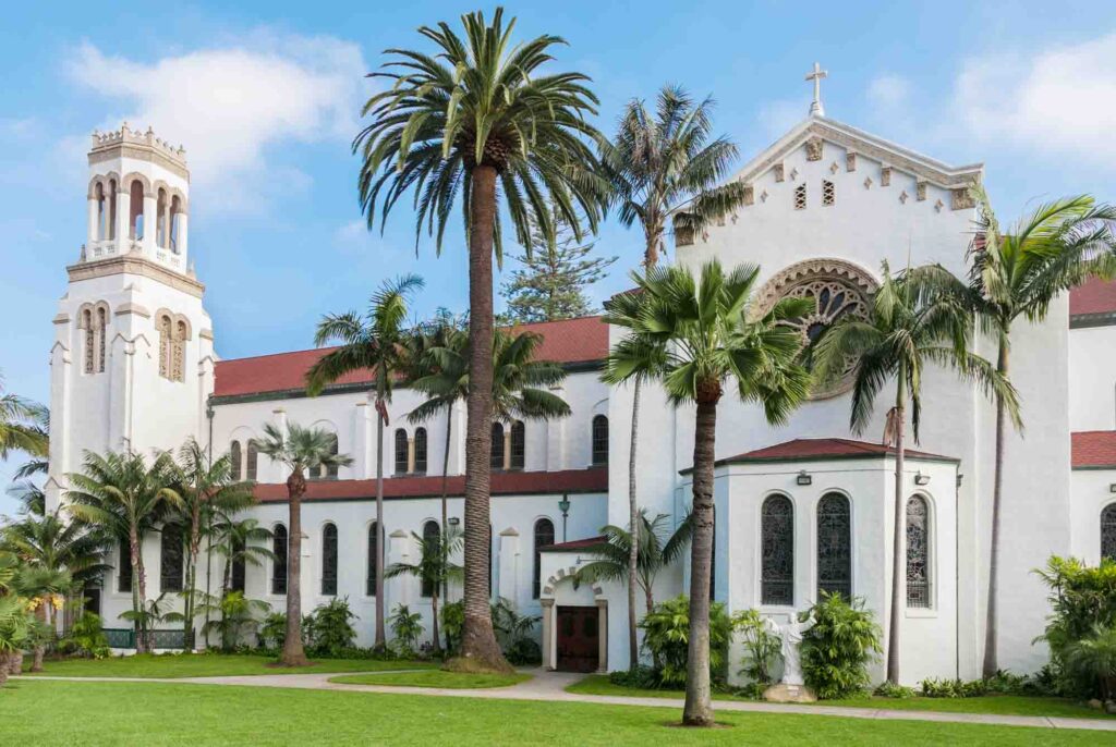 Santa Barbara Courthouse located downtown