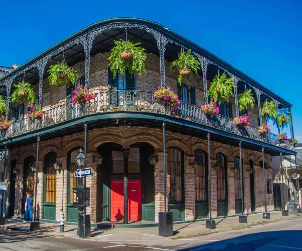 French Quarter house in New Orleans, Louisiana