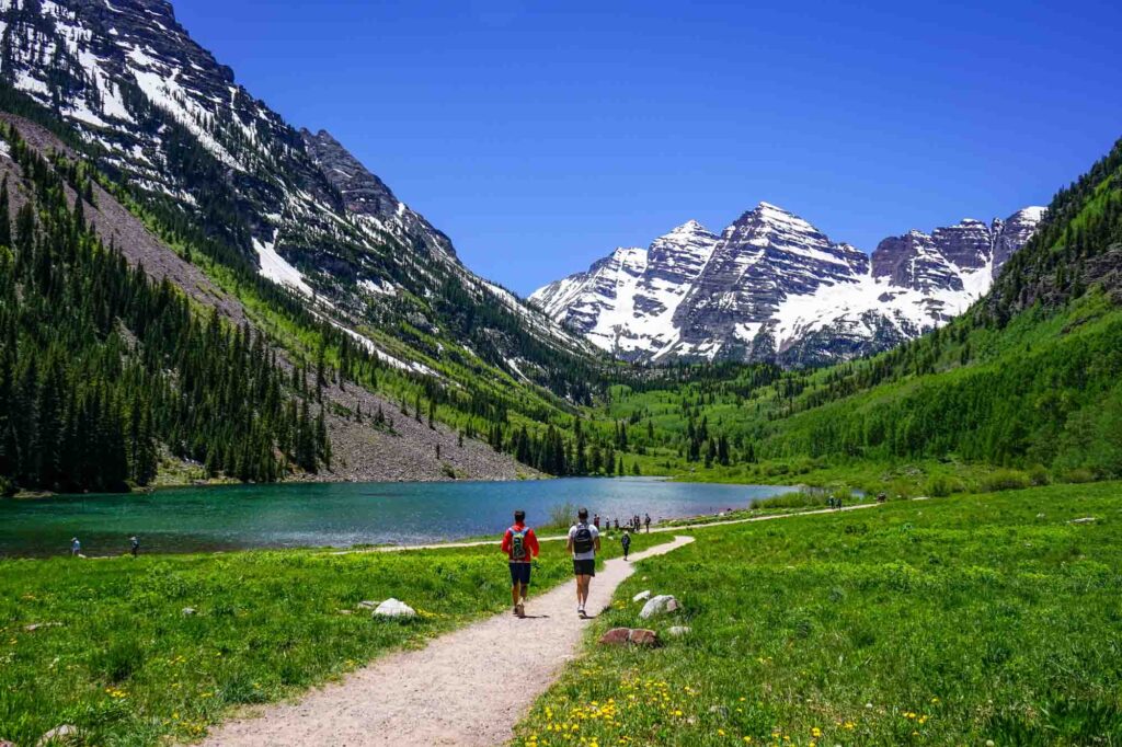 Maroon Bells in Aspen, Colorado