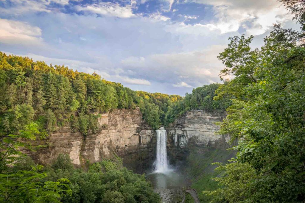 Taughannock Falls in Finger Lakes, New York